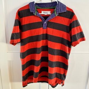 BODEN polo striped size large